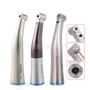 Dental Surgical 1:1 Contra Angle/Lab Fiber Optic Low Speed Handpiece Inter-Spray - Picture 1 of 34