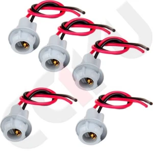 5x T10 Female Plug Wiring Harness Socket Wire For Top Clearance Cab Marker Light - Picture 1 of 4