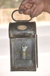 Vintage Iron A.W Price Brand Horse Cart Kerosene Lamp , Birmingham