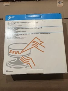 Ateco Revolving Cake Stand  12" Diameter 610 Plastic - Picture 1 of 3