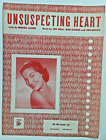 Vintage Sheet Music 1954-Unsuspecting Heart-Terri Stevens-Piano-Vocal-Ukulele