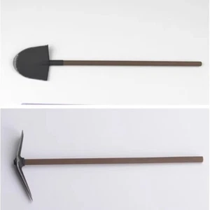 1/6 Scale Shovel, Pickaxe Tool Model For 12 “ph Tbl Action Figure Body Toys - Picture 1 of 11