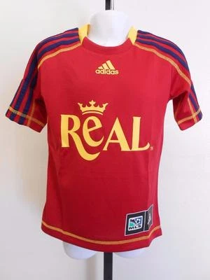 NUEVO MLS Real Salt Lake Jóvenes Niños Pequeños Talla (7) M Mediano Rojo Jersey Foto 1 de 4