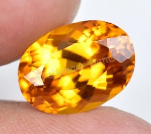 Natural Topazolite Garnet 9.00 Ct Oval AGL Certified Loose Gemstone - Picture 1 of 6