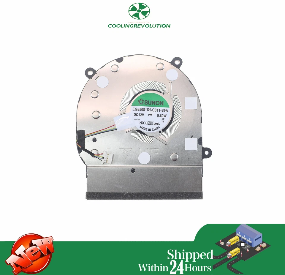 Original for ASUS Pro14 B3404CV COOLING FAN EG85081S1-C011-S9A 13N1-JDP0701 - Image 1 of 2