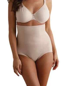 Miraclesuit Shapewear Shape Away Nude Hi-Waist Brief 2915 Size Medium - Picture 1 of 4