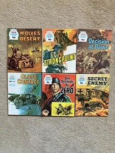 VINTAGE WAR PICTURE LIBRARY MAGAZINES x 6 1960s JOB LOT - Picture 1 of 2