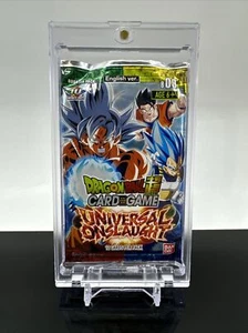 Dragon Ball Super Universal Onslaught 12-Card Sealed Booster Pack x1 + One Touch - Picture 1 of 2