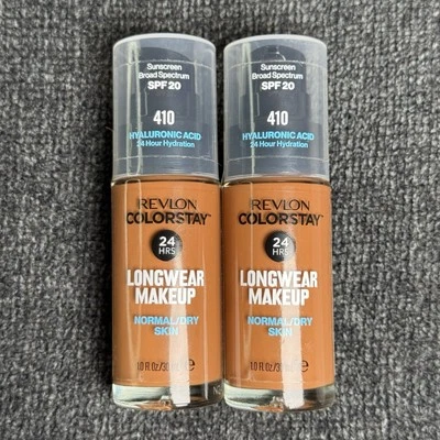 Revlon ColorStay Normal/Dry Skin Natural FINISH Foundation 410 Cappuccino New X2 - Image 1 of 2