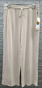 New VUORI Halo Essentials Wide Leg Performance Lightweight Pant Ecru Size M - Picture 1 of 8