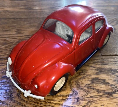 VINTAGE 60s TONKA TOYS PRESSED STEEL VOLKSWAGEN VW Beetle Bug #52680 Dent - Image 1 of 4