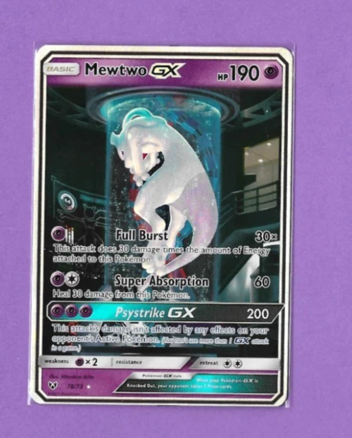 Mewtwo GX Pokémon TCG Collectible Card Games & Accessories for