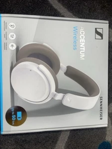 Sennheiser Accentum Wireless Bluetooth Headset, 50hr Batt, Hybrid ANC - White - Picture 1 of 2