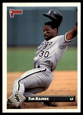1993 Donruss Tim Raines Chicago White Sox #565 - Image 1 of 2