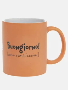 Più Forty + 40 Keramik Tasse mit Griff 32,5 CL Druck Buongiorno Ivko - Bild 1 von 2