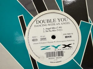 DOUBLE YOU DANCING WITH AN ANGEL 12" 1995 ZYX 7683 ITALOHOUSE EURO - Picture 1 of 2
