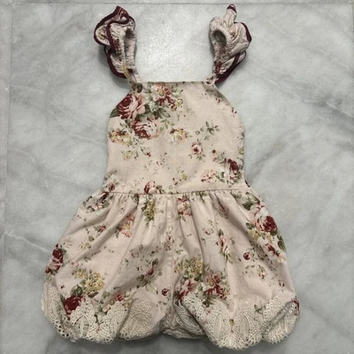 Mameluco Boutique Dollcake Niñas Talla 5 Floral - Ella’s Perfect - Estilo Bloomer Foto 1 de 4