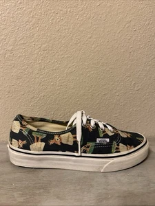 Vans Off The Wall Hawaiian Aloha Hula Girl Skate Shoes Low Casual (M 5.5/ W 7) - Picture 1 of 8