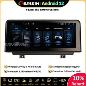 10.25" IPS Autoradio Android 13 GPS CarPlay BMW F30 F31 F32 F33 F34 F36 F80 F82 - Bild 1 von 24