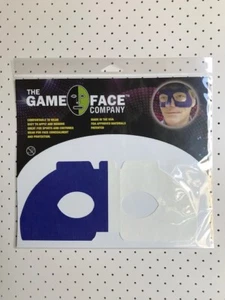 Blue & White Face Mask Sticker - Picture 1 of 1