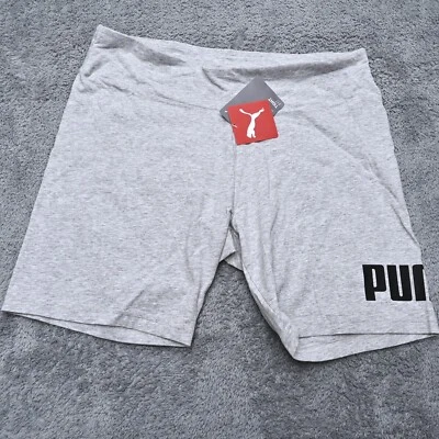 Pantalones Cortos Legging PUMA Essentials 7" Gris Logo Para Mujer Talla XL NUEVOS CON ETIQUETAS Foto 1 de 4