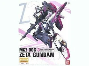 BANDAI MG 1/100 MSZ-006-3 ZETA GUNDAM UNIT 3 WHITE UNICORN COLOR Model Kit NEW - Imagen 1 de 4