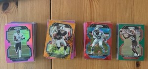 2021-22 Prizm NFL Set Builds Pick: Inserts Green Pink Blue Red Hype Variation SP