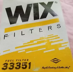 WIX33351 - Wix 33351 Genuine Fuel Filter - New Old Stock - Picture 1 of 2