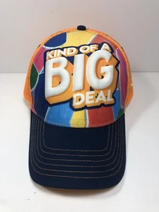 Walmart Mütze Back To School "Kind Of A Big Deal" Druckknopflasche blau orange pink - Bild 1 von 6
