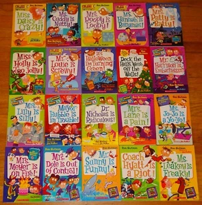 LOT 20 MY WEIRD~WEIRDER~WEIRDEST~WEIRD SCHOOL DAZE+ BOOKS~DAN GUTMAN~#1-4+ - Imagen 1 de 2