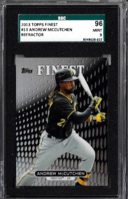 2013 Finest Andrew McCutchen Refractor SGC 96/ 9 - Image 1 of 2