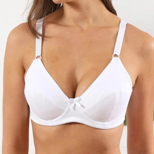 Plus Size Bra Women Bras Unlined Brassiere Underwire Lift Up Bralette Lady Gifts - Picture 1 of 17