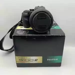 Fujifilm FinePix S100 FS f=7.1-101.5mm 1:2.8-5.3 11.1 MP 28-400mm OVP - Picture 1 of 5