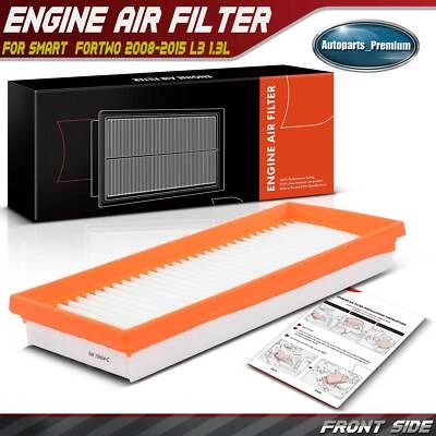 New Front Engine Air Filter for Smart Fortwo 2008-2015 Flexible Panel L3 1.3L - Image 1 of 4