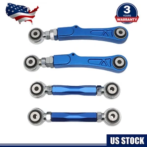 Adjustable 4 PCs Alumin Rear Camber Arm & Toe Arm Set for Tesla Model S X - Picture 1 of 9