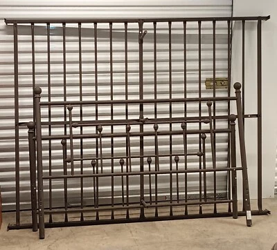 Cama con plataforma de metal tamaño queen 3 piezas ligera Wayfair marrón SOLO RECOGIDA Foto 1 de 4