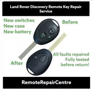 Mg Rover key fix 75 2 button remote key fob REPAIR SERVICE refurbishment - Picture 1 of 1