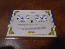 2011 PLAYOFF Prime Cuts Timeline Felix Hernandez & Roy Halladay 26/99 NM.