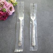 Christofle Aria 2pcs Silverplate Flatware Table Fork Brand New