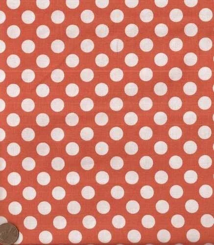 Ta Dot tangerine dots Michael Miller  fabric 29 inch piece - Image 1 of 1