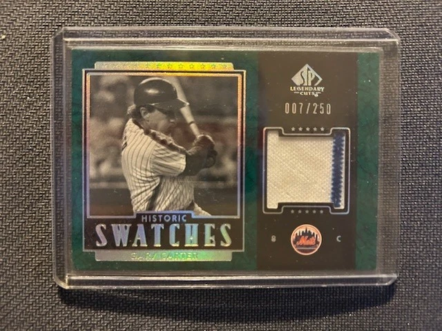 2003 SP Legendary Cuts GARY CARTER  #7/250 Jersey Card NY Mets - Image 1 of 1