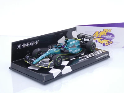 Minichamps 417221705 # Aston Martin AMR22 F1 Singapur GP 2022 " S. Vettel " 1:43 - Bild 1 von 3