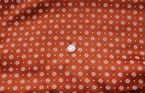 Tela de tapicería de colección óxido 1+ yarda Starburst impresión material textil - Imagen 1 de 5