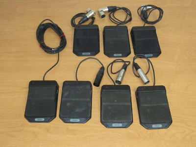 Lote de 7 micrófonos cardioides Crown PCC 170SW0 montaje en superficie - SIN PROBAR Foto 1 de 4