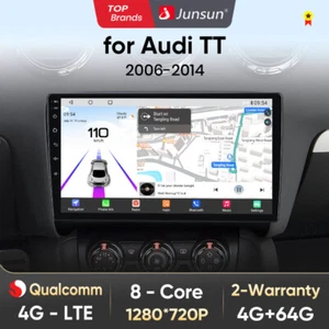 4G LTE 9" per AUDI TT MK2 8J Android 13 autoradio 8 core 4+64GB navigatore GPS WIFI - Foto 1 di 13