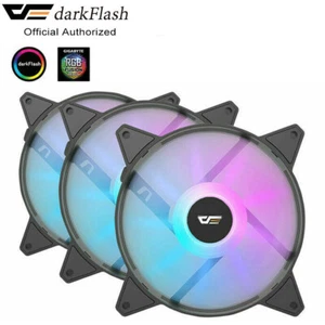 RGB LED Quiet PC Air Cooling RGB Fans Computer Case Game PC Cooling Fan 120mm - Afbeelding 1 van 9