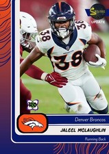 Jaleel McLaughlin Broncos RC - 2023 Starlight’s Contemporary Custom Art Card 
