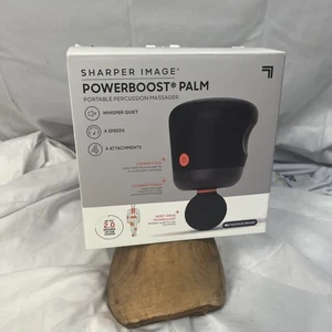 Sharper Image Powerboost Handfläche tragbares Perkussion Massagegerät, kabellos offene Box - Bild 1 von 2