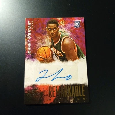 2014-15 Court Kings Remarkable Rookies Signatures Johnny O'Bryant Auto #32 - Image 1 of 2