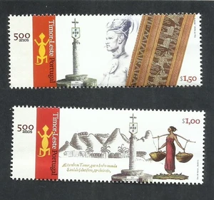 Timor Oriental 2015 - 50 Años Llegada Portuguesa a Timor Oriental conjunto MNH. Edición conjunta - Imagen 1 de 1